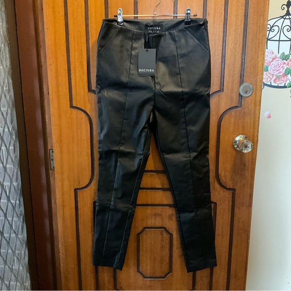 DECJUBA Pants & Jumpsuits Decjuba Stevie Panelled Wetlook Pants Au